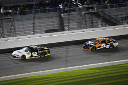 Brendan Gaughan, Beard Motorsports Chevrolet Camaro and Ray Black Jr., Rick Ware Racing, HARRY'S Chevrolet Camaro