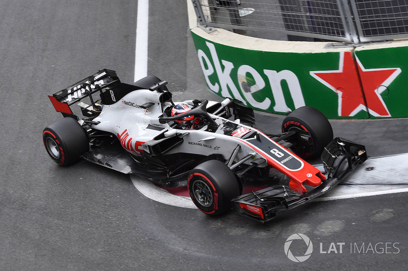 Grosjean, güvenlik aracı ardında yaptığı kazanın ardından