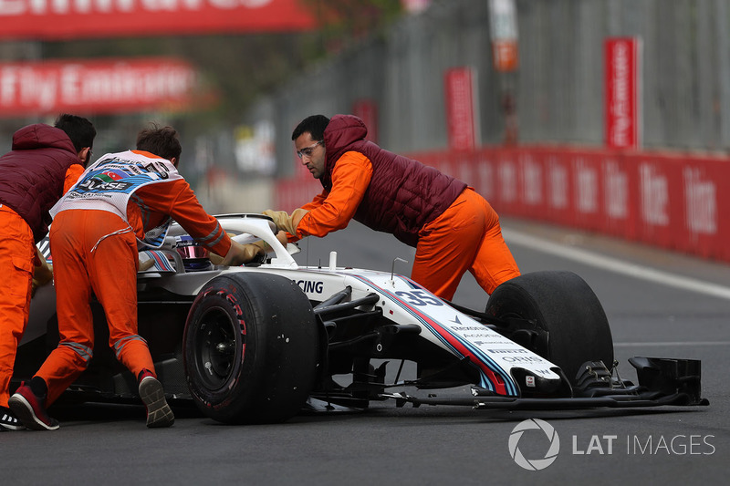 GP Azerbaijan - Insiden lap pertama