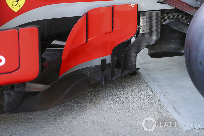 Область дефлектора Ferrari SF71H