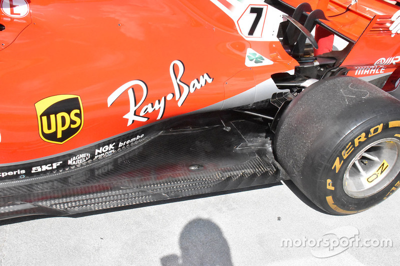 Ferrari SF71H bodywork detail