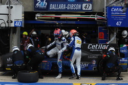 #47 Cetilar Villorba Corse Dallara P217 Gibson: Roberto Lacorte, Giorgio Sernagiotto, Felipe Nasr