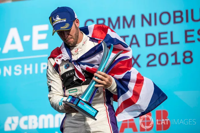 Sam Bird, DS Virgin Racing, sul podio