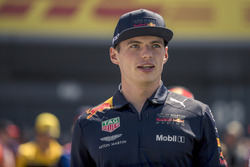 Max Verstappen, Red Bull Racing en el desfile de pilotos
