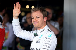 Polesitter Nico Rosberg, Mercedes AMG F1 Team