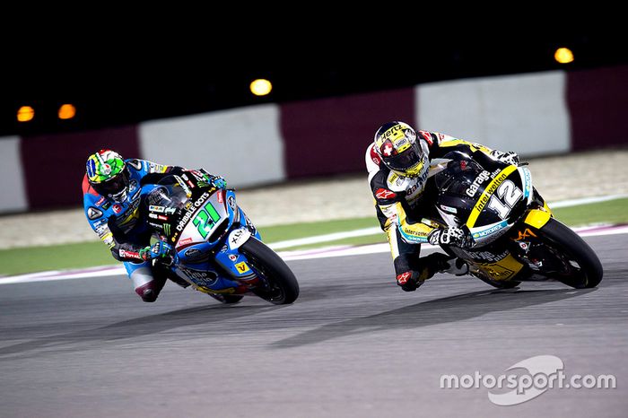 Thomas Lüthi, Garage Plus Interwetten, Kalex y Franco Morbidelli, EG 0,0 Marc VDS, Kalex