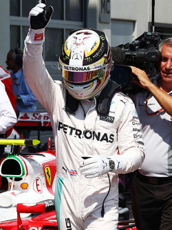 Poleman Lewis Hamilton, Mercedes AMG F1 Team
