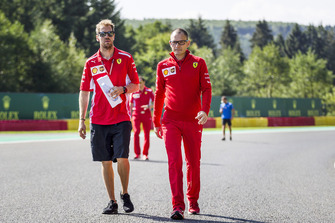 Sebastian Vettel, Ferrari pist yürüyüşü