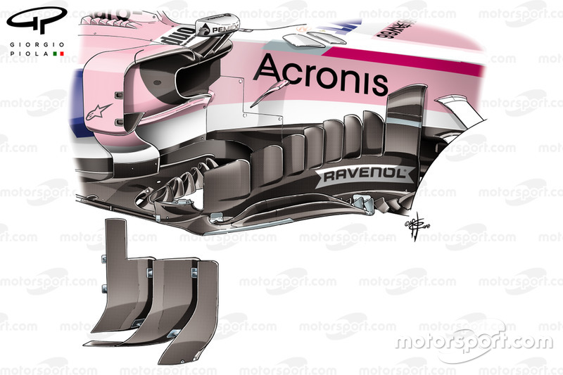 Force India nuova bargeboard