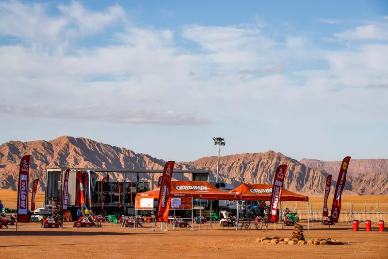 El vivac del Dakar