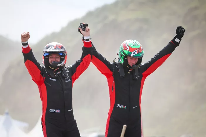 Winner Elfyn Evans, Scott Martin, Toyota Gazoo Racing WRT Toyota GR Yaris Rally1