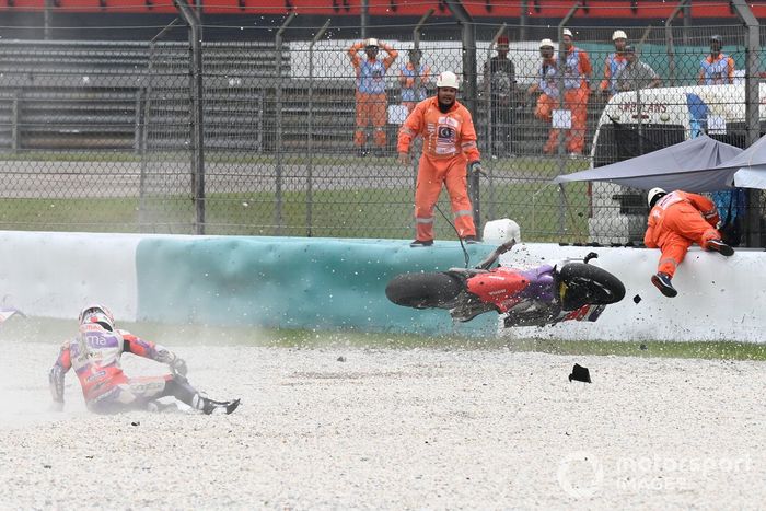 Caída de Jorge Martín, Pramac Racing