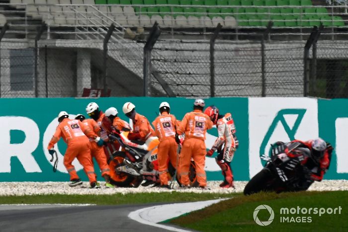 Caída de Marc Marquez, Repsol Honda Team