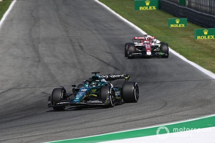 Lance Stroll, Aston Martin AMR22, Valtteri Bottas, Alfa Romeo C42