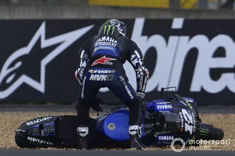 Accidente de Maverick Viñaales, Yamaha Factory Racing