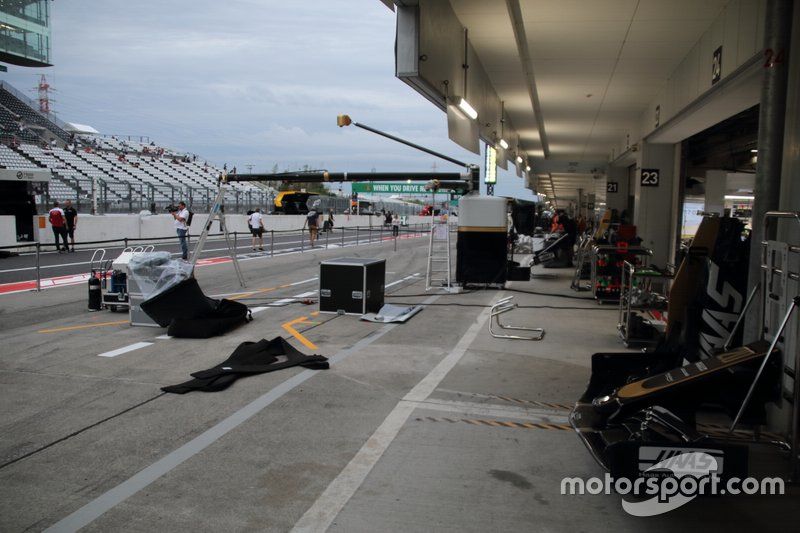 El circuito de Suzuka se prepara para la llegada del tifón Hagibis