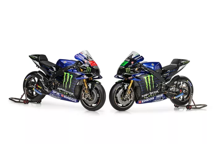 Moto de Fabio Quartararo, Yamaha Factory Racing, Franco Morbidelli, Yamaha Factory Racing
