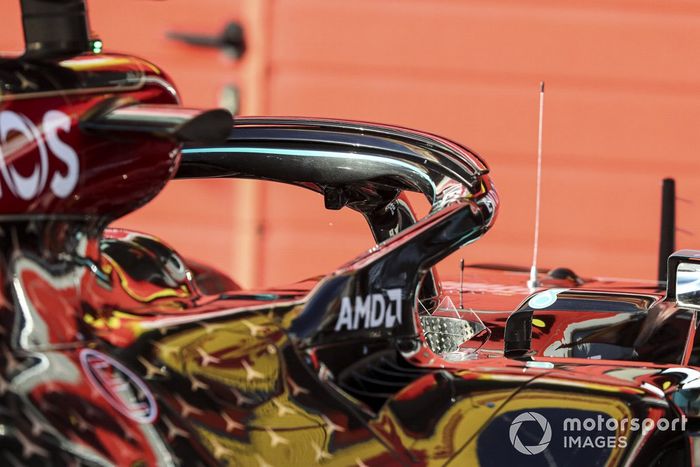 El Halo del coche de Valtteri Bottas, Mercedes F1 W11