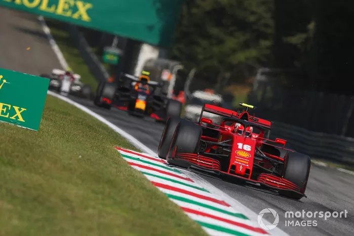 Charles Leclerc, Ferrari SF1000, Alex Albon, Red Bull Racing RB16
