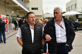 Zak Brown, McLaren Racing CEO ve Lawrence Stroll, Racing Point Force India Takım Sahibi