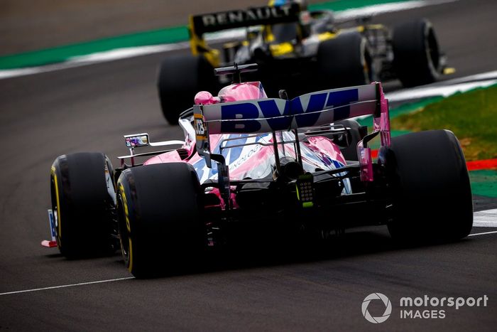 Daniel Ricciardo, Renault F1 Team R.S.20, Nico Hulkenberg, Racing Point RP20