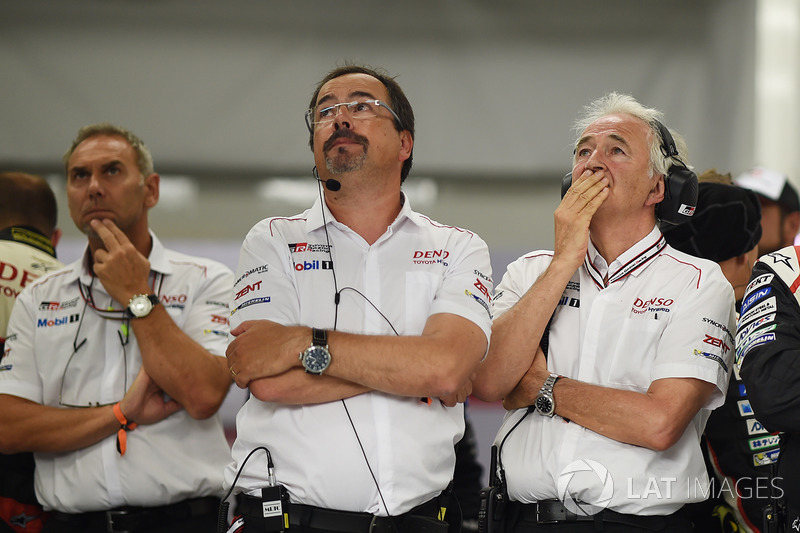 Реакция главы Toyota Gazoo Racing Роба Лепена и главы ORECA Юга де Шонака на сход экипажа №9