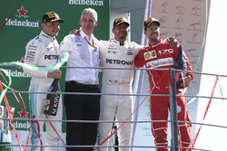Podium: 1. Lewis Hamilton, Mercedes AMG F1, 2. Valtteri Bottas, Mercedes AMG F1, 3. Sebastian Vettel, Ferrari