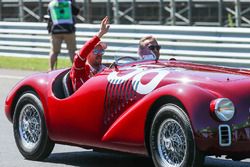 Sebastian Vettel, Ferrari on the drivers parade