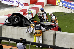 Accrochage de Pascal Wehrlein avec Felipe Massa au volant de la Polaris Slingshot SLR