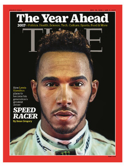 Lewis Hamilton en couverture du magazine Time