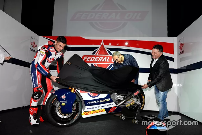 Fausto Gresini, Team Manager Federal Oil Gresini Moto2 y Jorge Navarro, Federal Oil Gresini Moto2