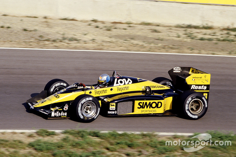#24: Alessandro Nannini, Minardi M187, Motori Moderni