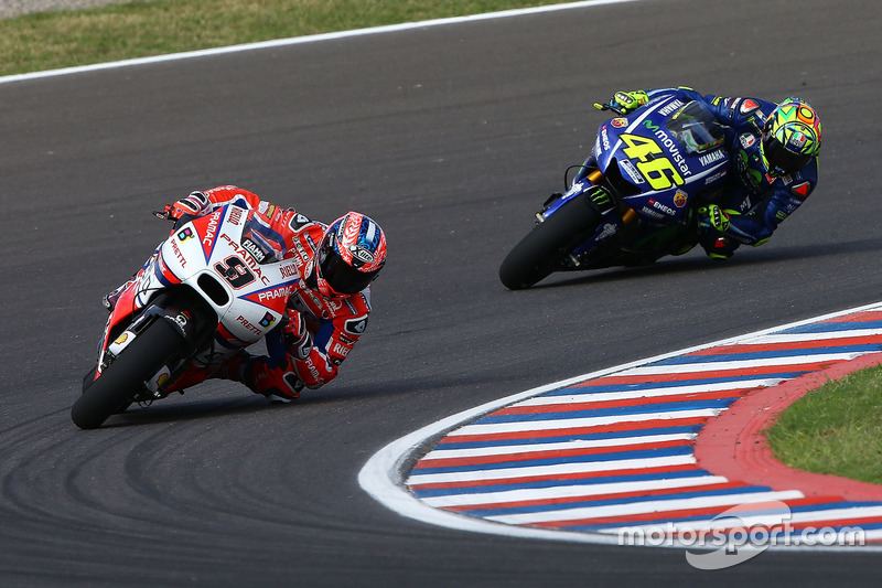 Danilo Petrucci et Valentino Rossi
