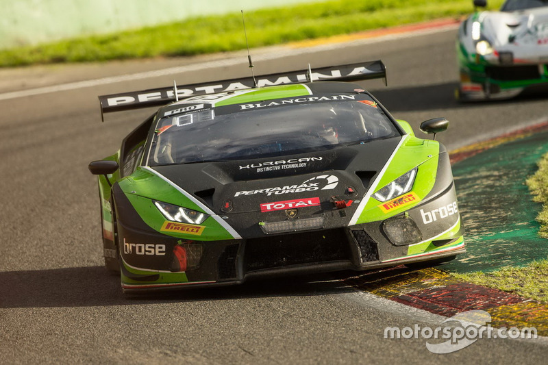 #63 GRT Grasser Racing Team Lamborghini Huracan GT3: Mirko Bortolotti, Christian Engelhart, Andrea C