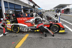 #46 Thiriet by TDS Racing Oreca 05 - Nissan: Pierre Thiriet, Mathias Beche, Ryo Hirakama is pushed back in the garage