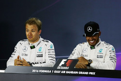Conferencia de prensa: Lewis Hamilton, Mercedes AMG F1 Team y Nico Rosberg, Mercedes AMG F1 Team