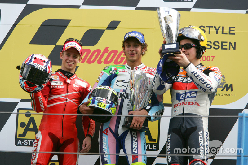 2007, victoria de Rossi por delante de Stoner y Hayden