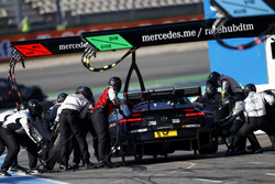 Pit stop Daniel Juncadella, Mercedes-AMG Team HWA, Mercedes-AMG C63 DTM.