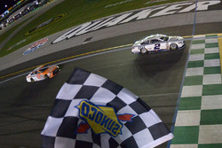 Brad Keselowski, Team Penske Ford takes the checkered flag