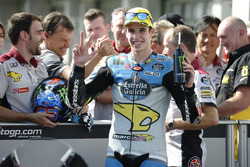 Posisi ketiga Alex Marquez, Marc VDS di parc ferme