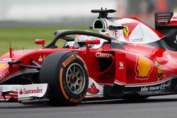 Sebastian Vettel, Ferrari SF16-H con la cubierta de la cabina Halo