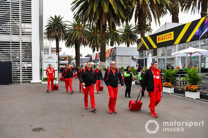 Ferrari team