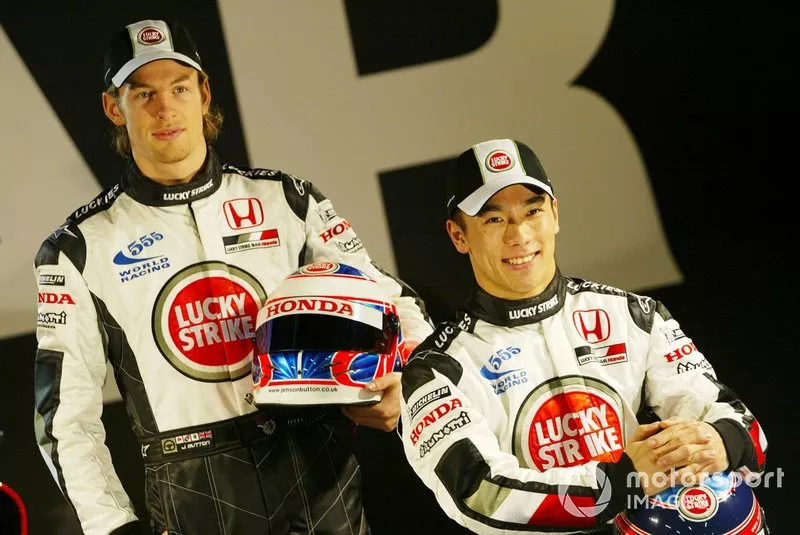 Jenson Button et Takuma Sato chez BAR