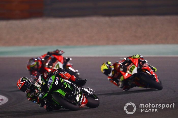 Jonathan Rea, Kawasaki Racing Team, Alvaro Bautista, Aruba.it Racing-Ducati Team, Chaz Davies, Aruba.it Racing-Ducati Team
