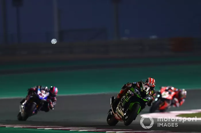 Jonathan Rea, Kawasaki Racing Team, Alex Lowes, Pata Yamaha, Chaz Davies, Aruba.it Racing-Ducati Team