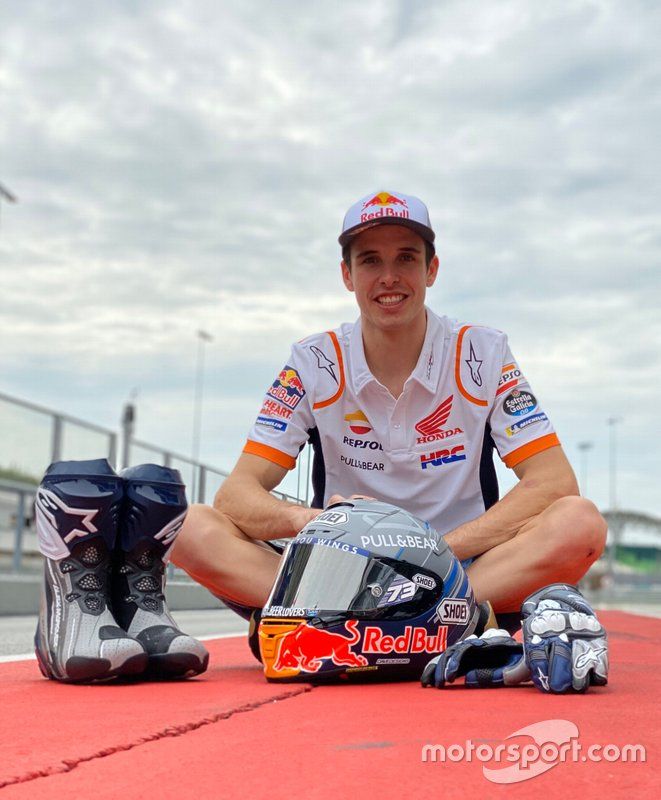 Casco Alex Márquez pretemporada