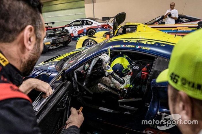 #46 Monster VR46 Kessel Ferrari 488 GT3: Valentino Rossi, Luca Marini, Alessio Salucci