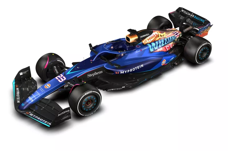 La livrée spéciale de Williams à Las Vegas