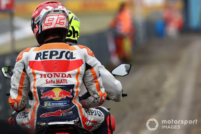 Marc Márquez, Repsol Honda Team después de la caída