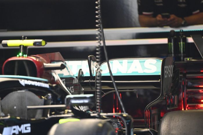 Detalle del Mercedes W12